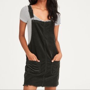 NWT American Eagle Corduroy Overall Dress